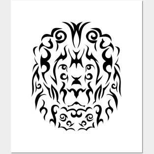 Tribal lion Posters and Art